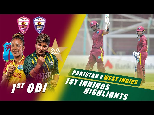 1st Innings Highlights | Pakistan Women vs West Indies Women | 1st ODI 2024 | PCB | M2F2U