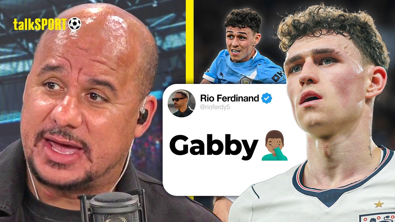 Gabby Agbonlahor RESPONDS to Rio Ferdinand CALLING HIM OUT Over His HARSH CRITICISM of Phil Foden!