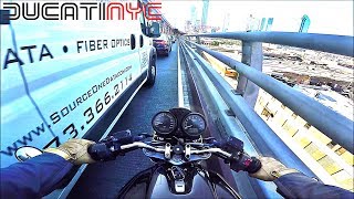 Potato Sucker Lady, Lower Manhattan to Queens Bridge back to Williamsburg MEGA CRUISE v765