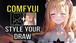 Mastering ComfyUI: How to Bring Sketches to Life with Controlled Style (IPAdapter + ControlNet)