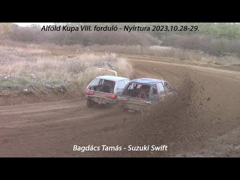 Bagdács Tamás - Suzuki Swift Alföld Kupa VIII. forduló - Nyírtura 2023.10.28-29.