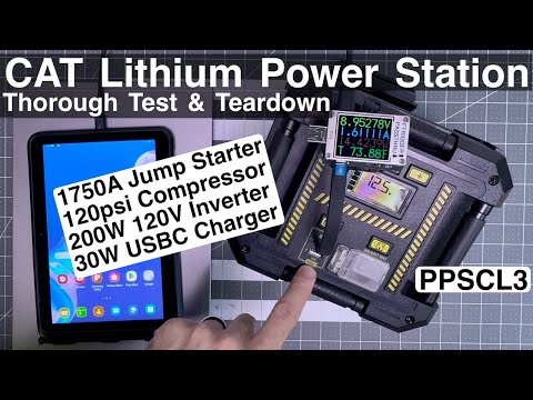 CAT Power Station [overly] detailed Test and Teardown