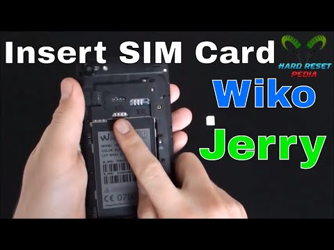 Wiko Jerry Insert The SIM Card