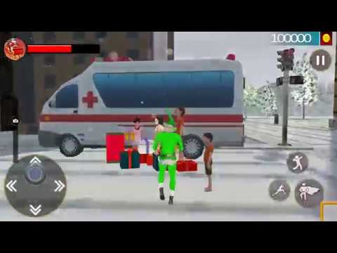 Christmas Gift Santa Rescue Hero Simulator Video