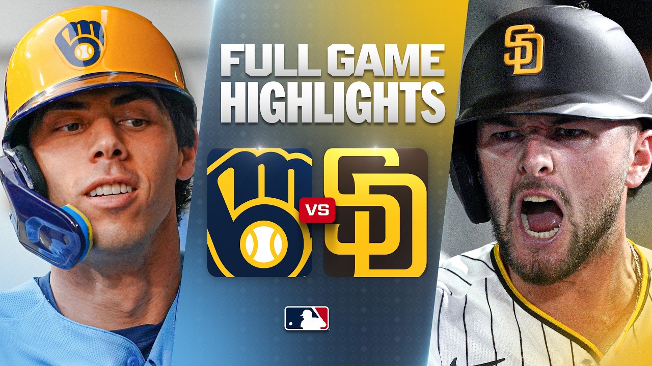 BREWERS vs. PADRES: Official Full Game Highlights (August 10) | 2026 MLB Season