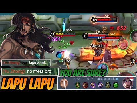 Lapu Lapu Tutorial Against Hero Meta Now! Best Build For This Meta ~ Lapu Lapu Aqua Ryuu
