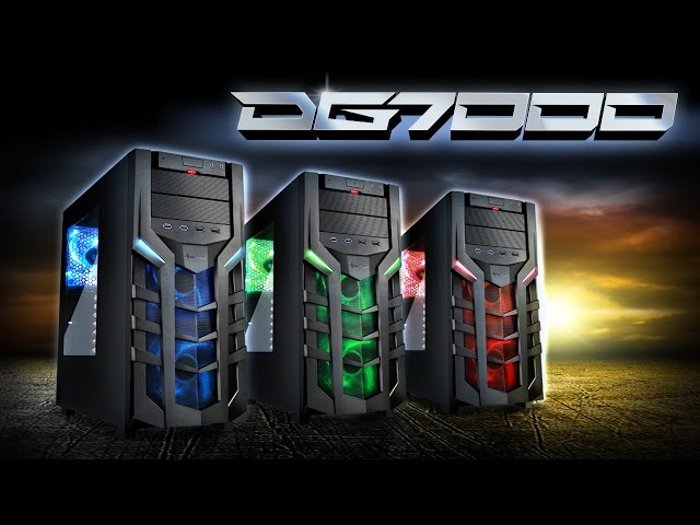 Sharkoon DG7000-G Vidro Temperado USB 3.0 Preta/Azul video