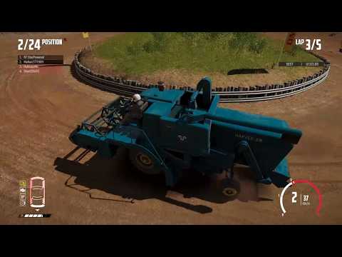 Wreckfest - Harvester vs Lawn mowers