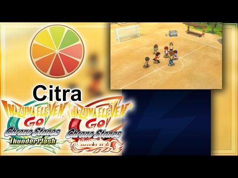 Citra 3DS Emulator | Inazuma Eleven GO Chrono Stones Thunderflash & Wildfire | Ingame