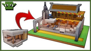 Minecraft Blacksmith Transformation Tutorial (EASY 5X5 BUILDING SYSTEM)