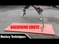 Backhand Shots Off Ice Shooting Drills