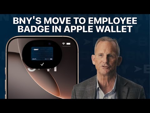 BNY Removes Friction from Workplace Access with Employee Badge in Apple Wallet