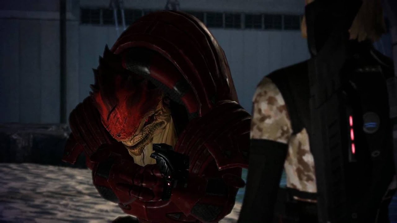 Mass Effect 1: Wrex Dies on Virmire in 1080p - YouTube