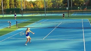 Varsity Girls Tennis Singles: Paul VI at O'Connell 2016