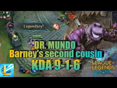 MASSIVE REGEN!! UNKILLABLE?? DR. MUNDO GAMEPLAY | WILD RIFT | Arjay Gaming