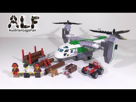 Vidéo LEGO City 60021 : L'avion cargo
