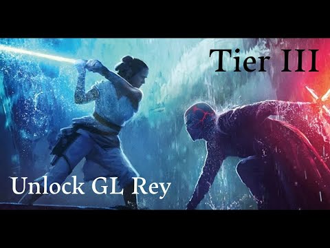Unlock Galactic Legend Rey - Tier 3 - Star Wars Galaxy of Heroes - It's a pattern!