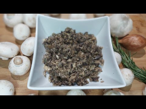 La duxelle de champignons