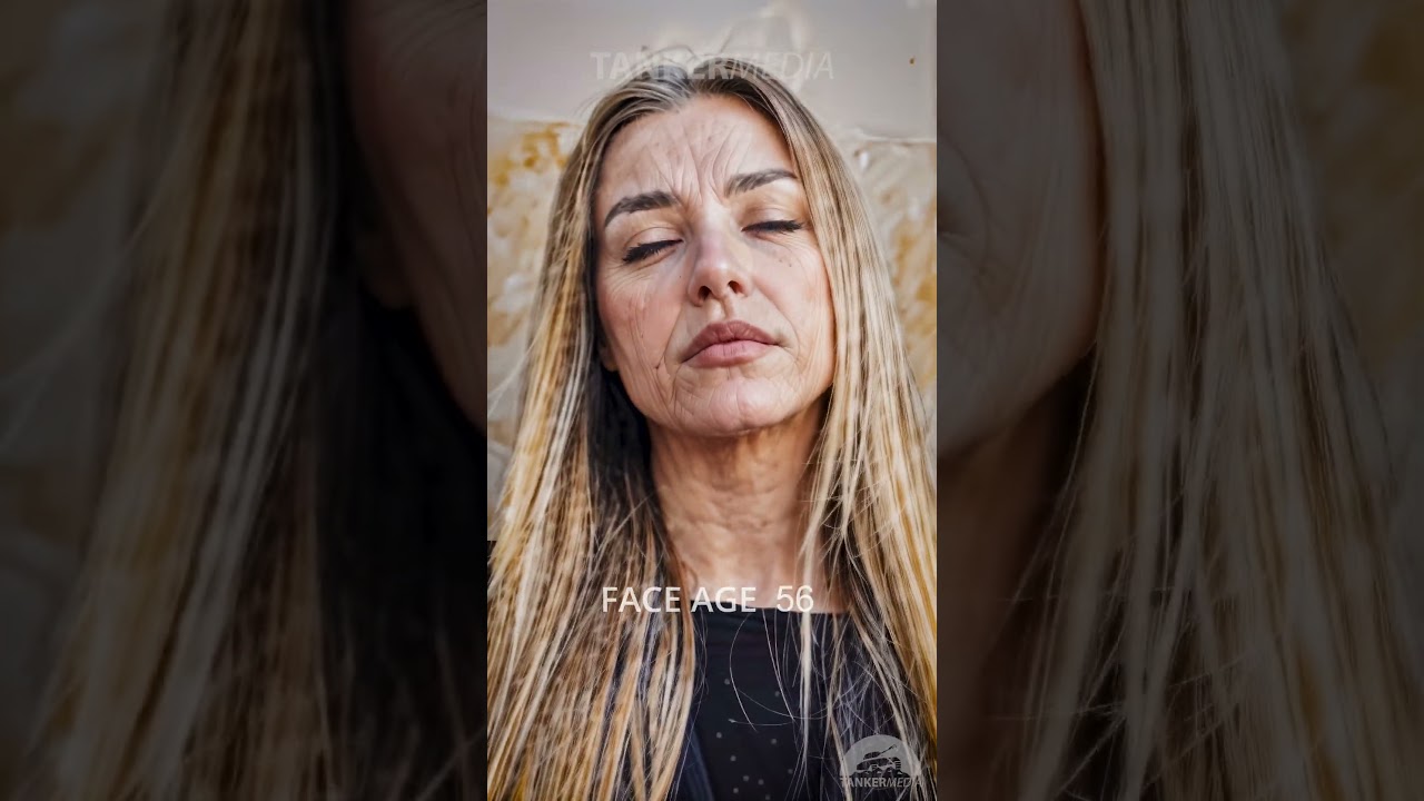 Girl Ages 70 Years in 15 Seconds 👵🏻 AI Face Aging Simulation #stablediffusion #aianimation #deforum