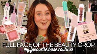 TESTING A FULL FACE OF *THE BEAUTY CROP* Tiktok Viral Makeup Review Summer Glowy Base SPF Routine!