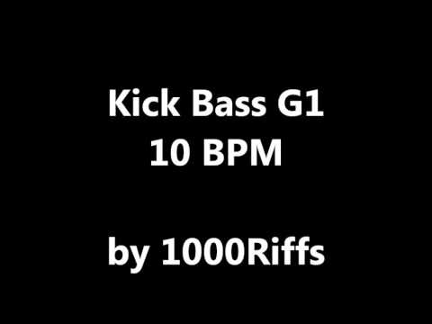 Kick Bass Drum G1 : 10 BPM - Beats Per Minute