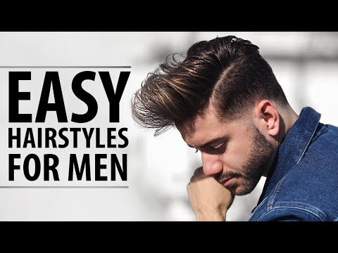 3 Quick and Easy Hairstyles for Men | Men's Hairstyle...