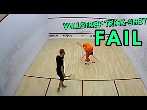 SQUASH. He wanted to be like Willstrop - it didn't work.