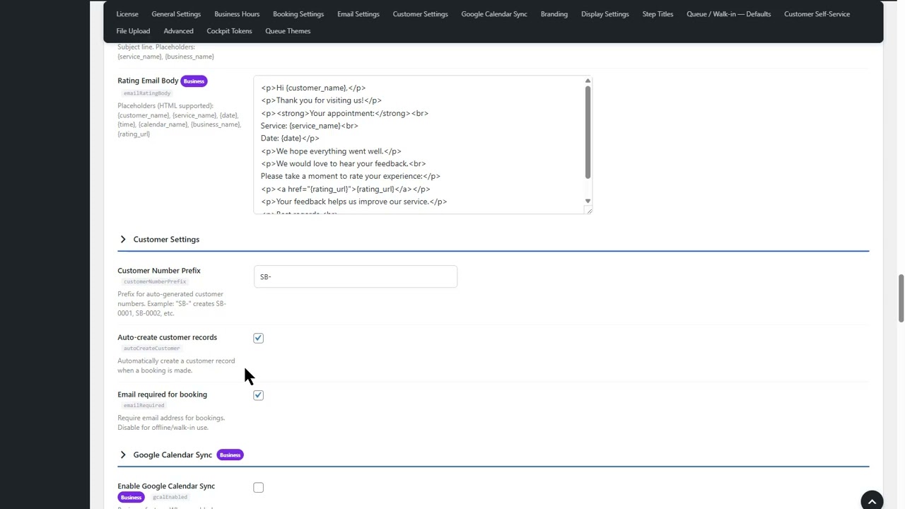 Plugin Settings, Revert & JSON Export Explained - Options   Vollstart Appointment Desk Tour