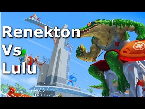 Renekton Vs Lulu Top Lane Commentary - Season 6 - League of Legends
