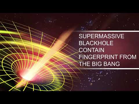 supermassive blackhole contain fingerprint from the Big Bang|SMBH|physics seminar