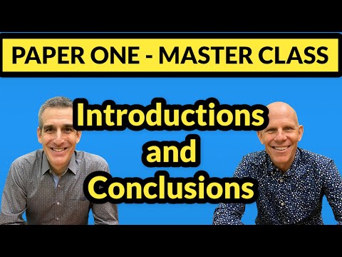 Countdown to Paper One - Master Class - Introductions and Conclusions