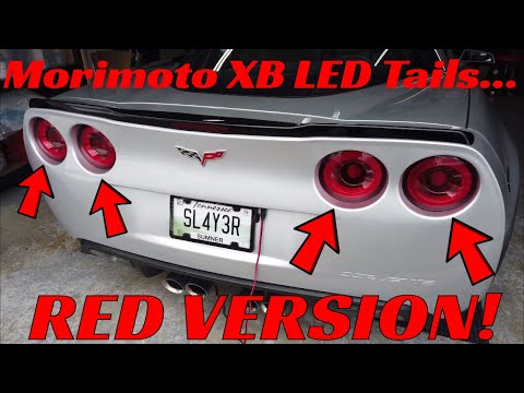 Finally here! RED Morimoto XB LED Tail Lights for C6 Corvette!