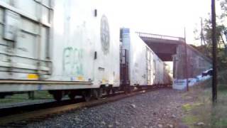 preview picture of video 'BNSF Above the Feather River in Oroville'