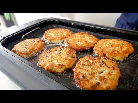 명절 녹두전 이렇게 구우면 절대 실패없이 맛있게 구울 수 있어요.