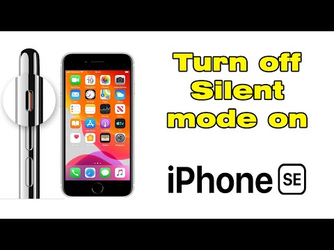 How to Turn off Silent mode on iPhone SE 2020 (Mute Switch)