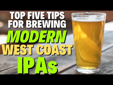 My Top 5 Tips for Brewing CRISP, HOPPY MODERN WEST COAST IPAs in 2024