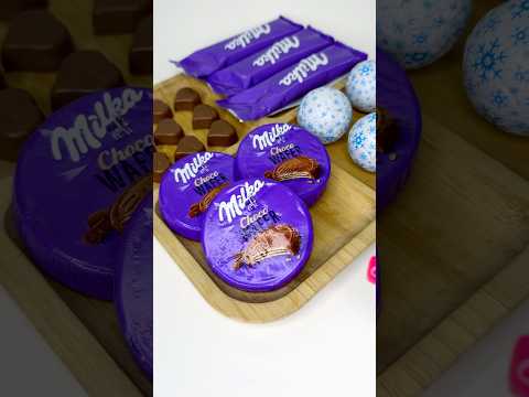 Milka platter | Filling platter with Milka sweets #asmr