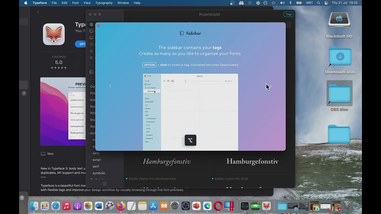 Typeface 3 App for MAC Basic Overview - Mac App Store