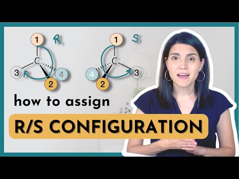 How to assign R and S configuration using the Cahn Ingold Prelog priority rules | stereochemistry