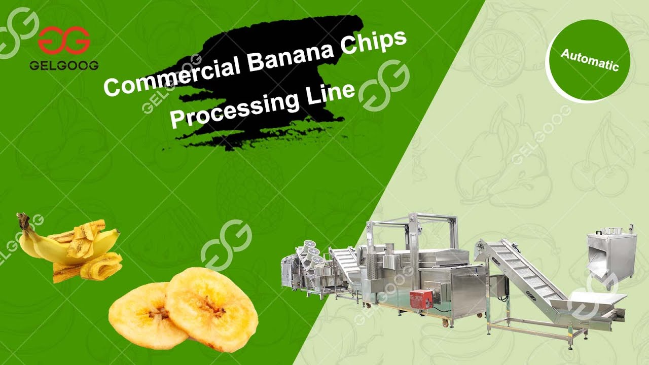 How To Make Banana Chips Commercially-Banana Chips Processing Line