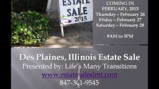 preview picture of video 'Des Plaines Estate Sale by LMT'