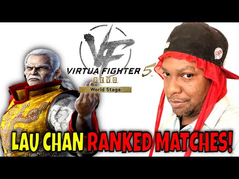 LAU CHAN RANKED MATCHES- VF5 REVO WORLD STAGE! (Gameplay)