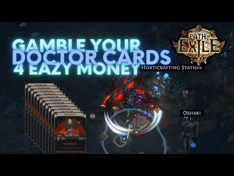 Path of Exile 3.18: Harvest gamble pays off big time with Doctor Cards!!!