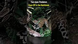 Two Apex Predators Face Off in the Rainforest