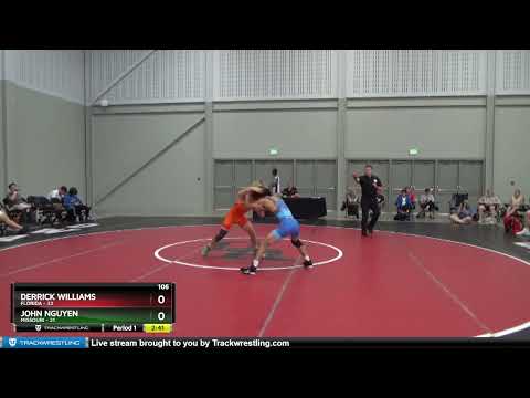 106 Lbs Round 2 (8 Team) - Derrick Williams, Florida Vs John Nguyen, Missouri E354