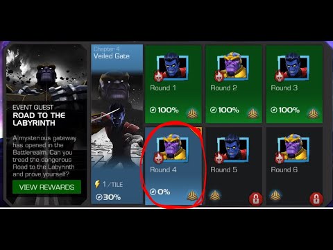 MCOC - RTTL - 4.4 - SPIKED ARMOR - Chapter 4, Round 4 - Road to the Labyrinth