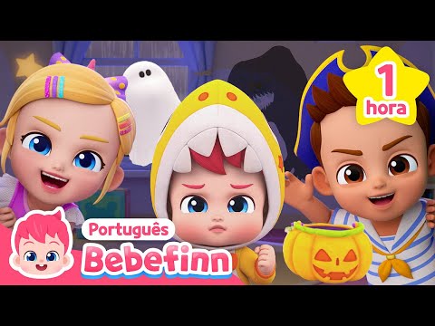 👻Boo! É a festa a fantasia do Dia das Bruxas! | +Completo | Bebefinn em Português - Canções Infantis