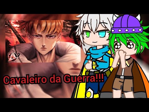 4 Cavaleiros do Apocalipse react Rap do Lancelot (Mokushiroku no Yonkishi) | GUERRA | AniRap