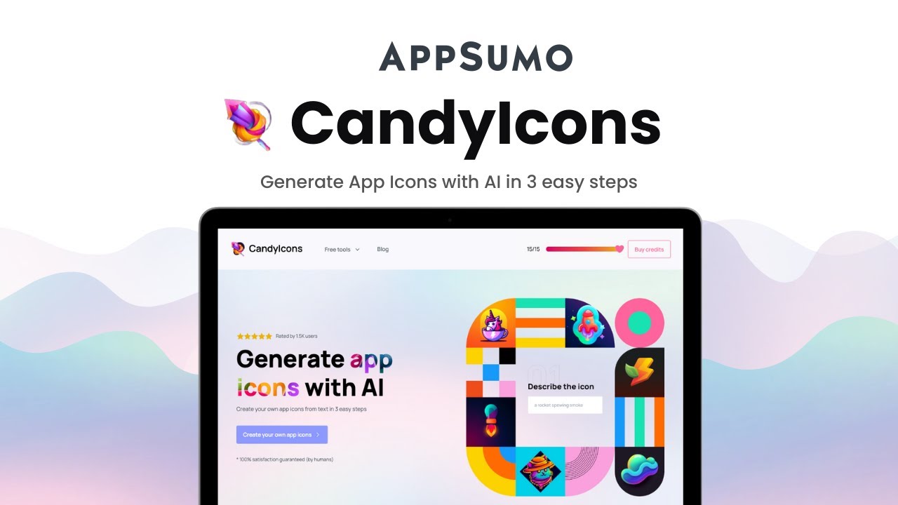 CandyIcons - AppSumo redemption video
