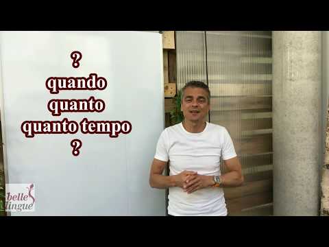 Italienisch lernen Video 06 Teil 1 - Italienisch Fragewörter Anfänger - Italienisch leicht lernen